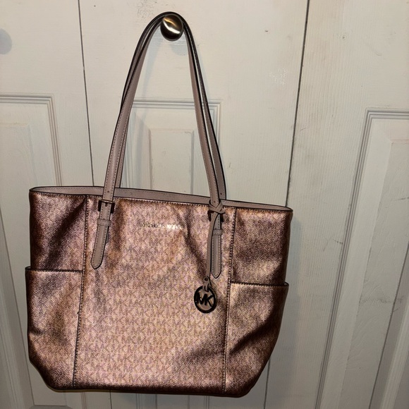 Michael Kors Handbags - Michael Kors Rose Gold Tote Bag